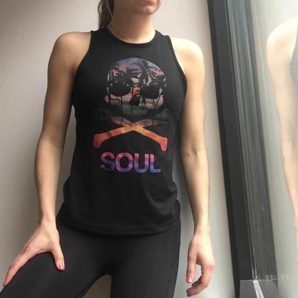 SoulCycle Nike Dri-Fit Tropical Skull tank